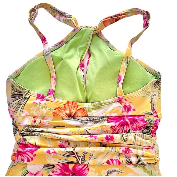 Bleu Rod Beattie Paradise High Neck Keyhole One Piece - Picture 8 of 12